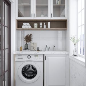 Minimalist and clean space for home workouts.